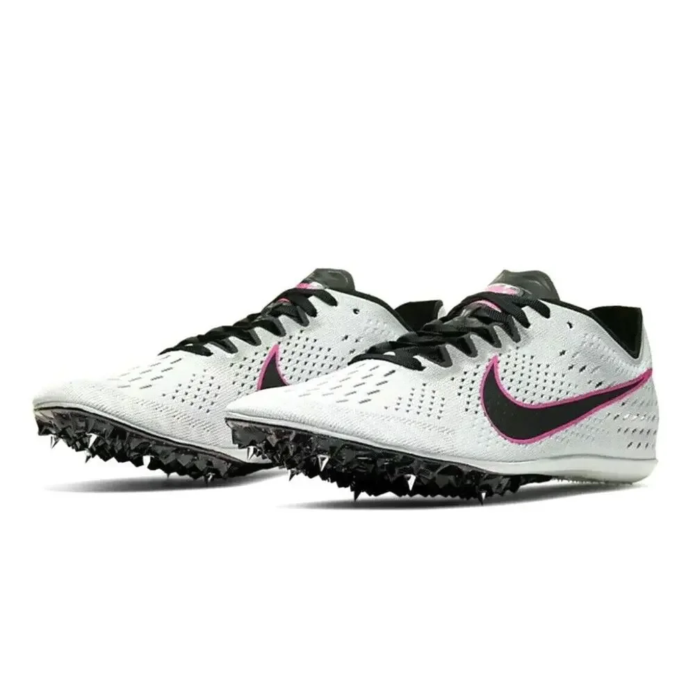 Nike Zoom Victory 3 Track Spikes Mens Sz 12 Pink Gray 835997-002 *NO LID*